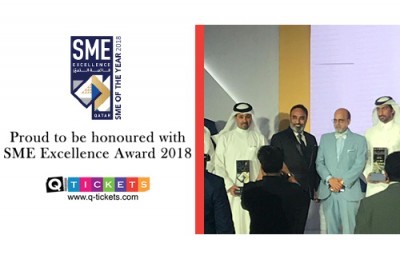 Q-Tickets Won The SME Excellence Award 2018
